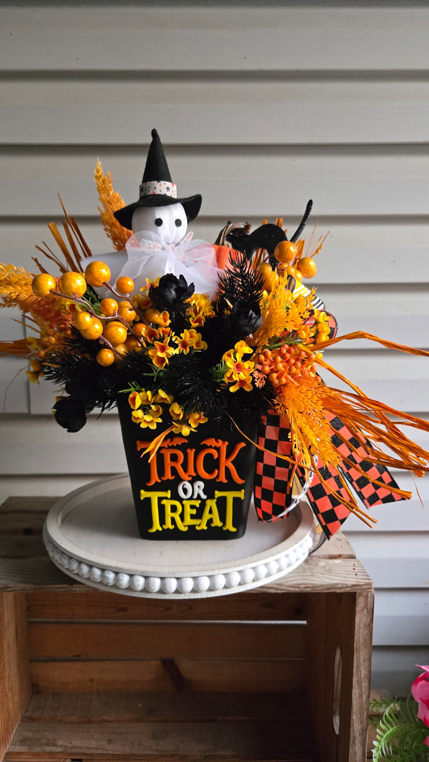 Trick or Treat Halloween Centerpiece Collection | Whimsical Halloween Floral Arrangement | 3 Designs