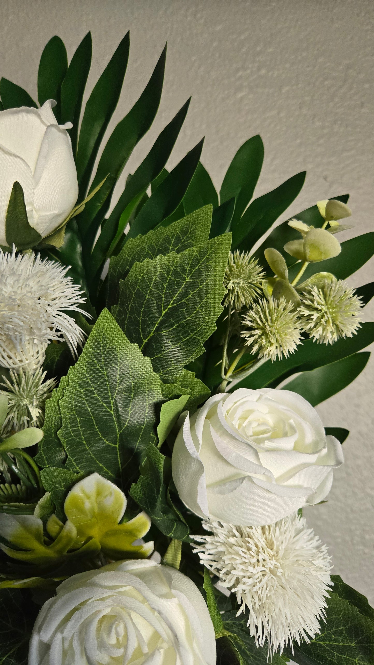 Tropical Rose, Lion's Mane & Berry Faux Floral Bundle - Multiple Colors
