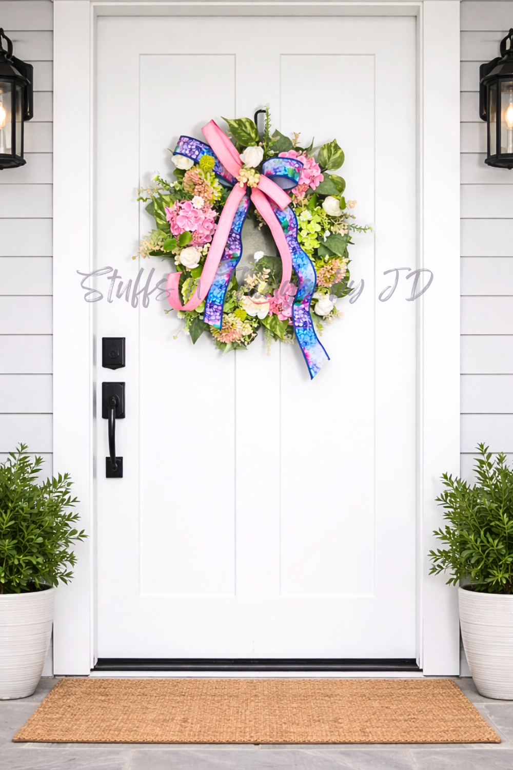 Spring Hydrangea Wreath
