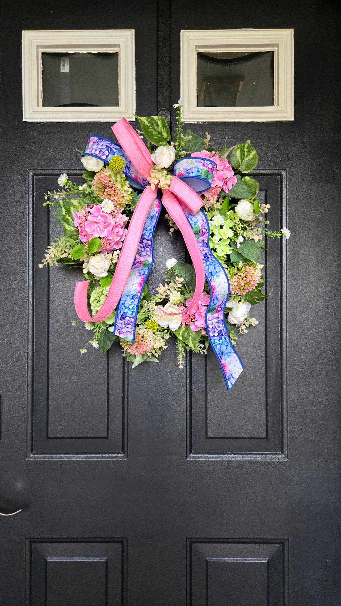 Spring Hydrangea Wreath