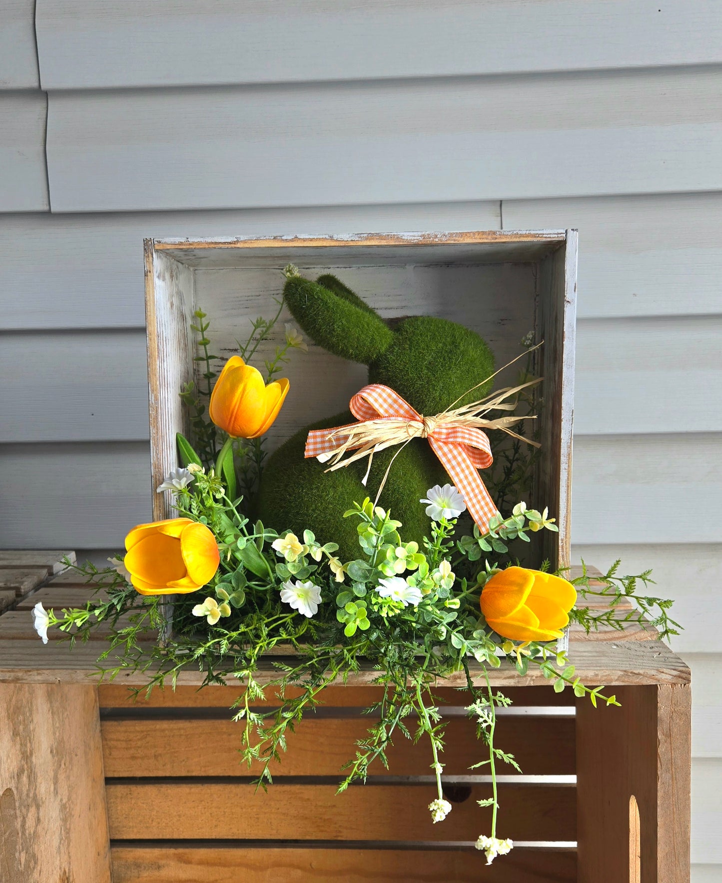 Sweet Meadow Bunny Box Set – Rustic Spring Mantle Duo