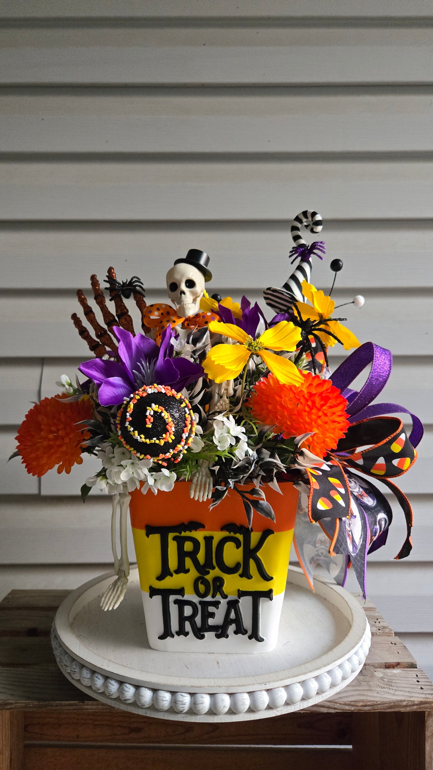 Trick or Treat Halloween Centerpiece Collection | Whimsical Halloween Floral Arrangement | 3 Designs