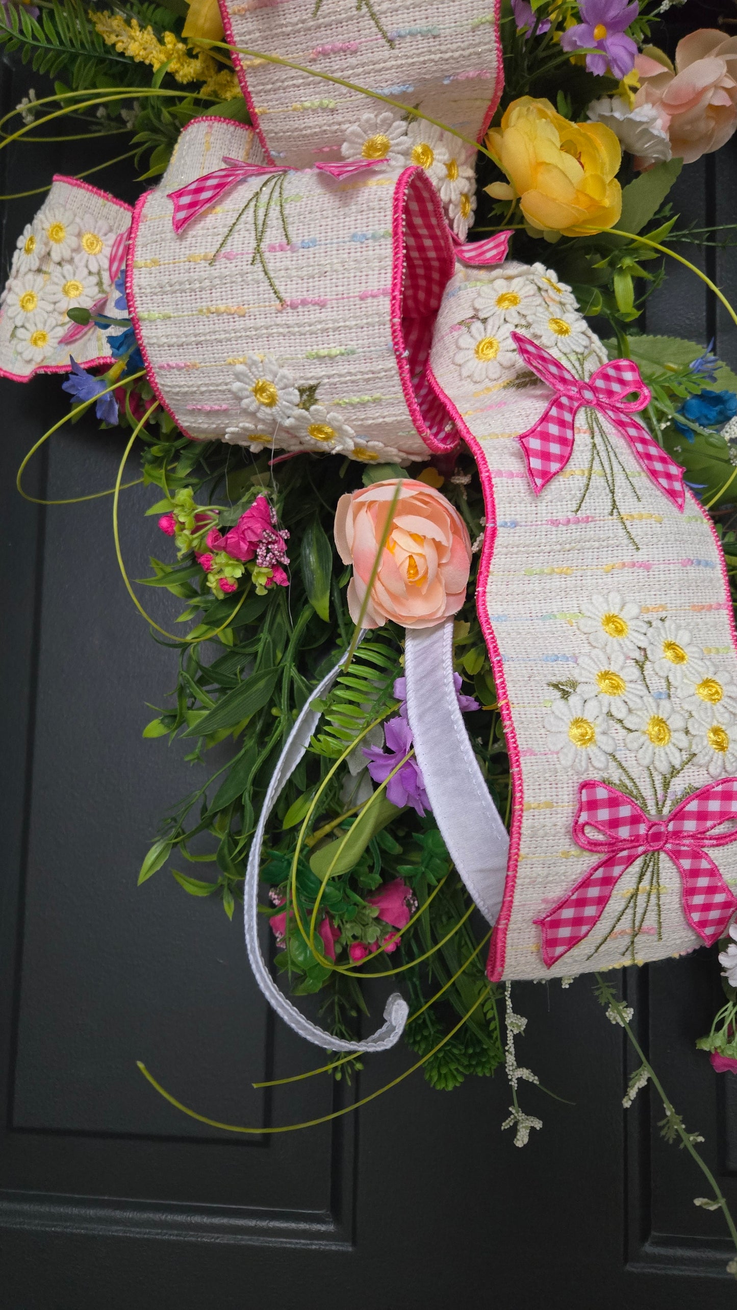 Spring Wildflower Wreath