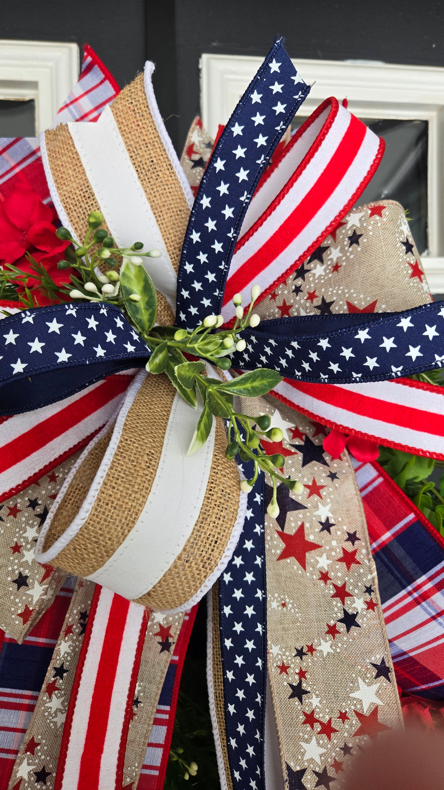 Patriotic Everyday Greenery Wreath