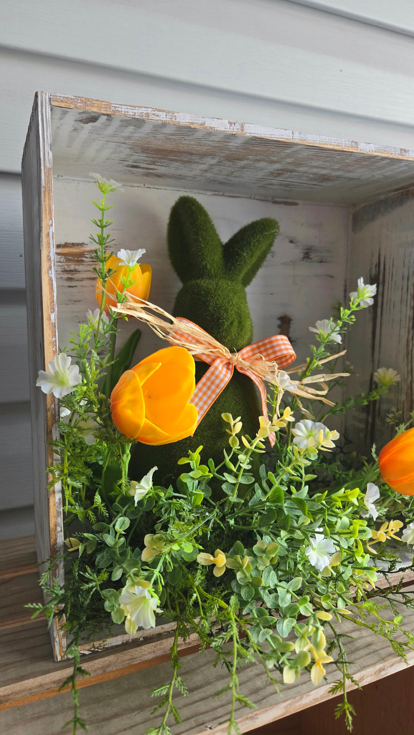 Sweet Meadow Bunny Box Set – Rustic Spring Mantle Duo