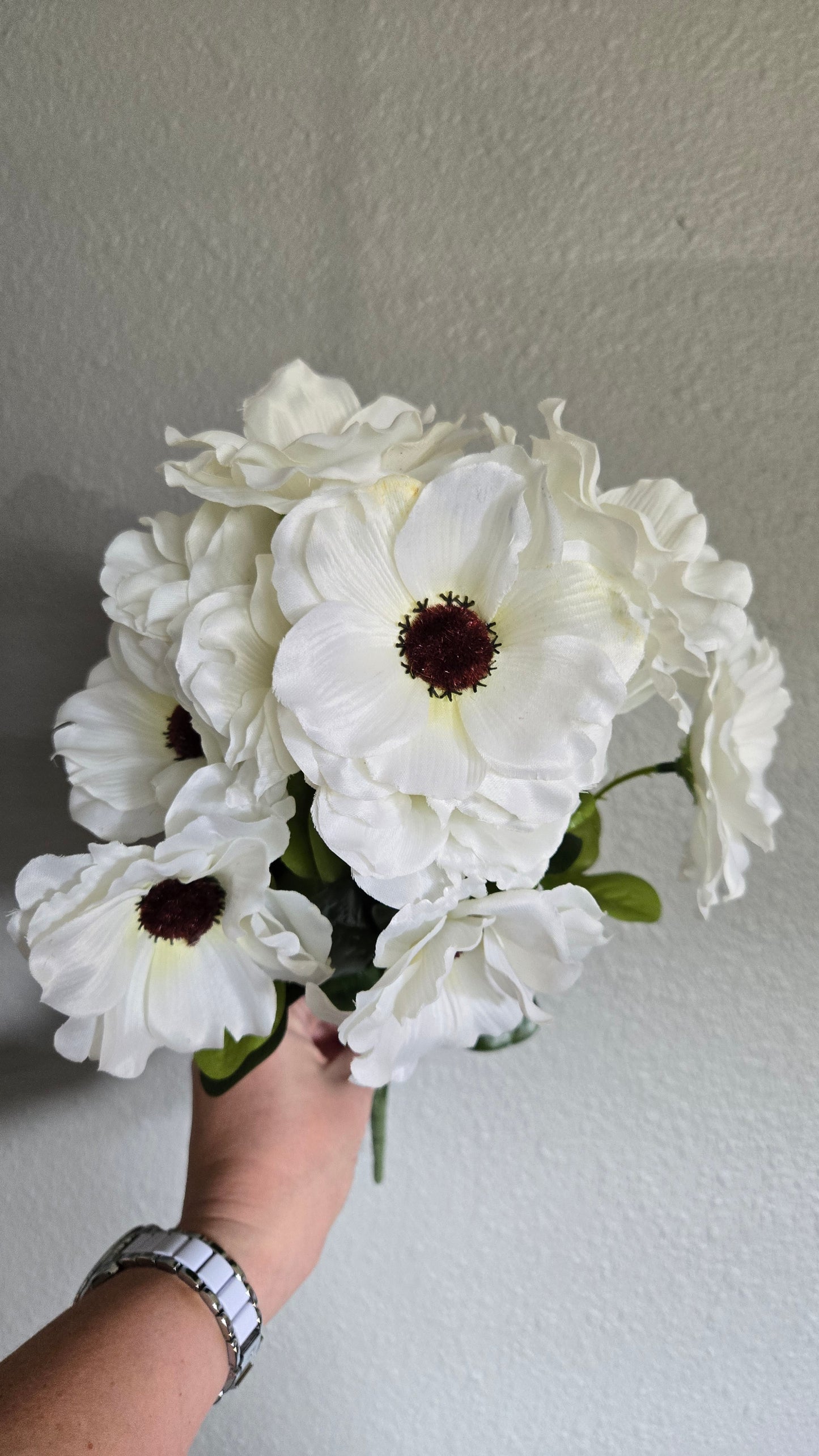 Artificial Poppy Bush