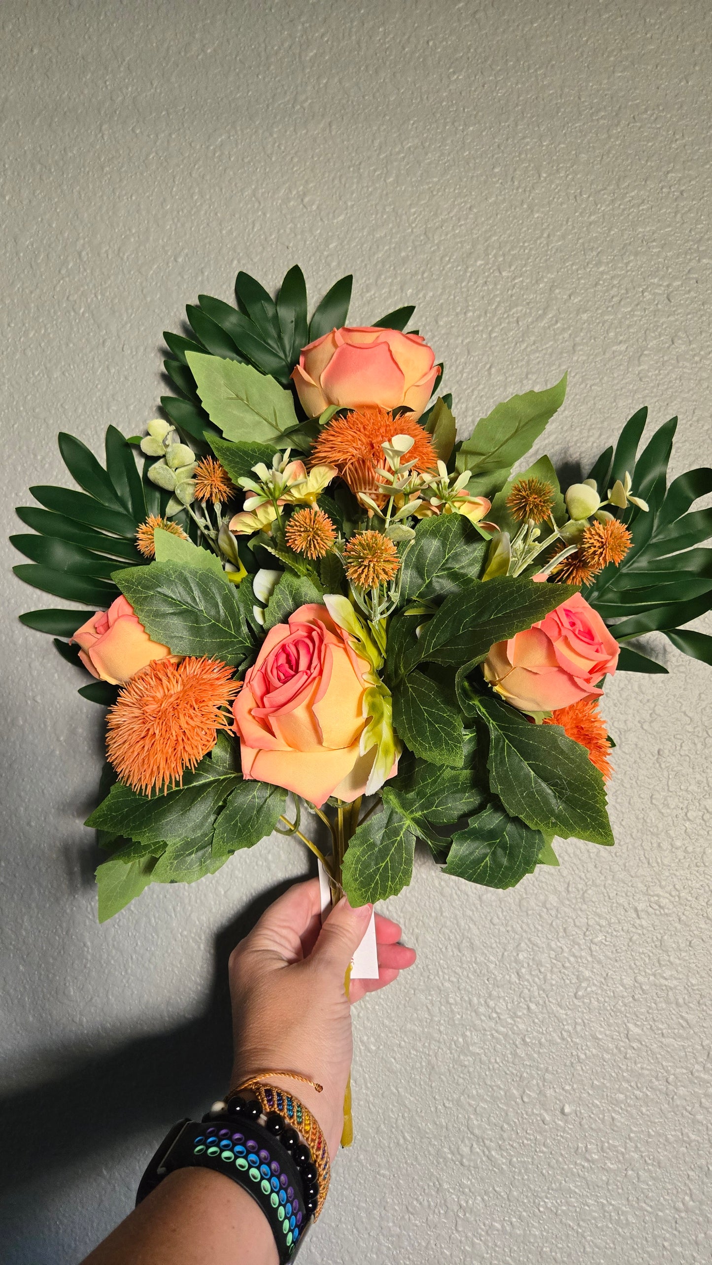 Tropical Rose, Lion's Mane & Berry Faux Floral Bundle - Multiple Colors