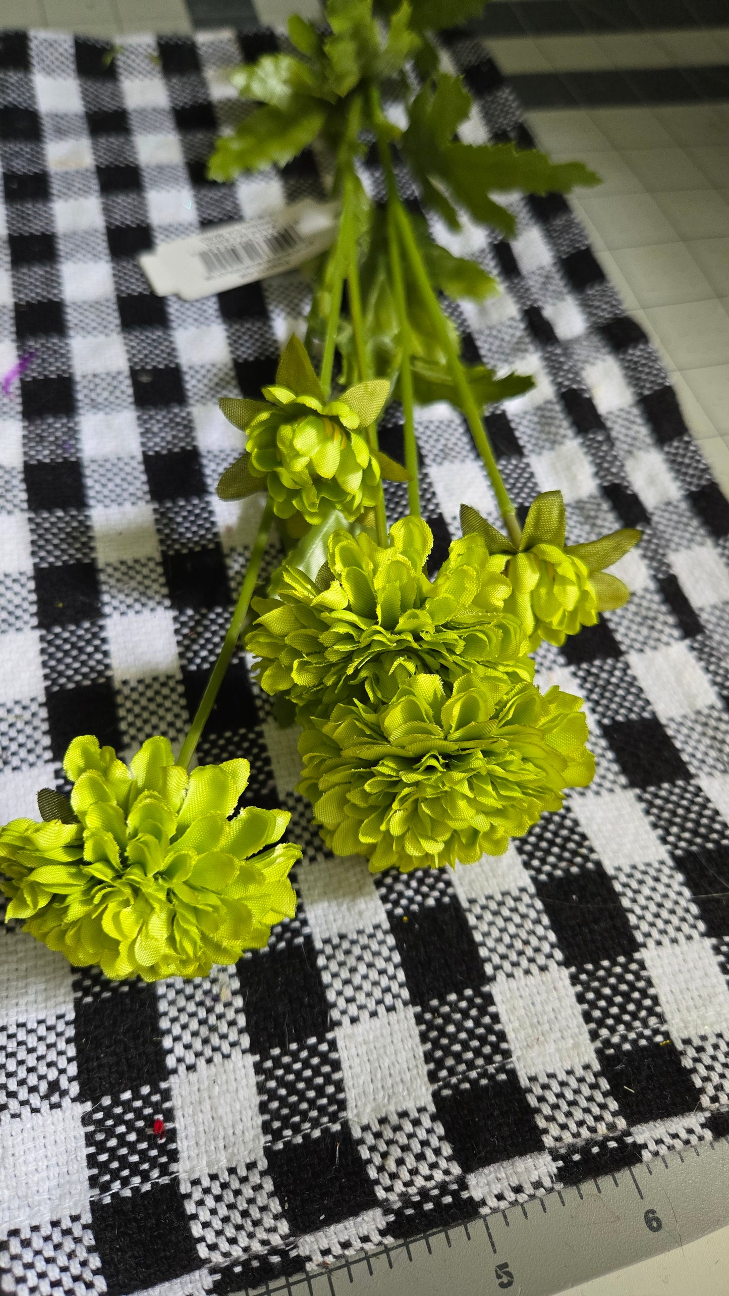 27" Pompon Mum Spray - Multiple Colors