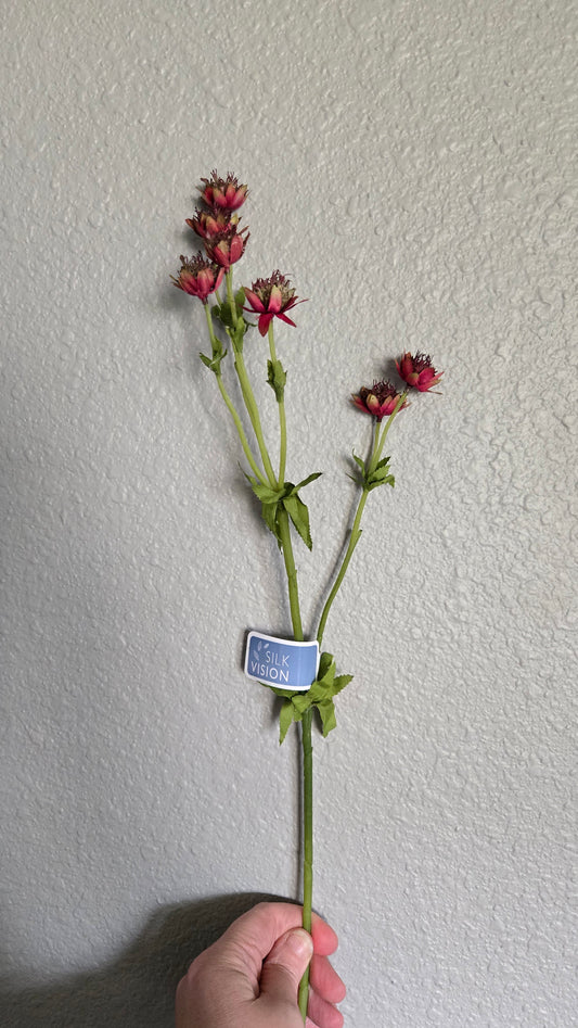 23" Astrantia Spray - Faux Filler Flower