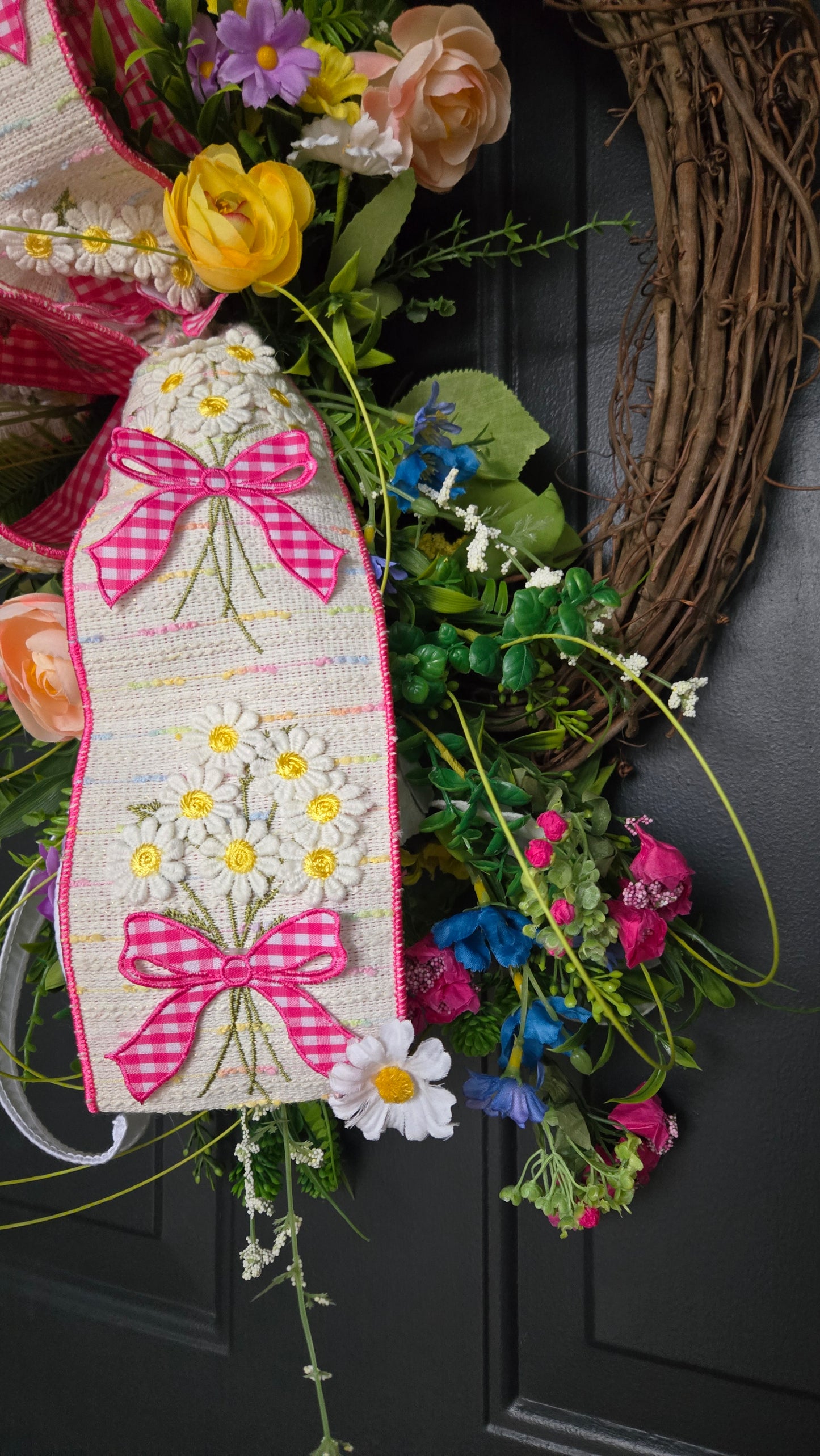 Spring Wildflower Wreath