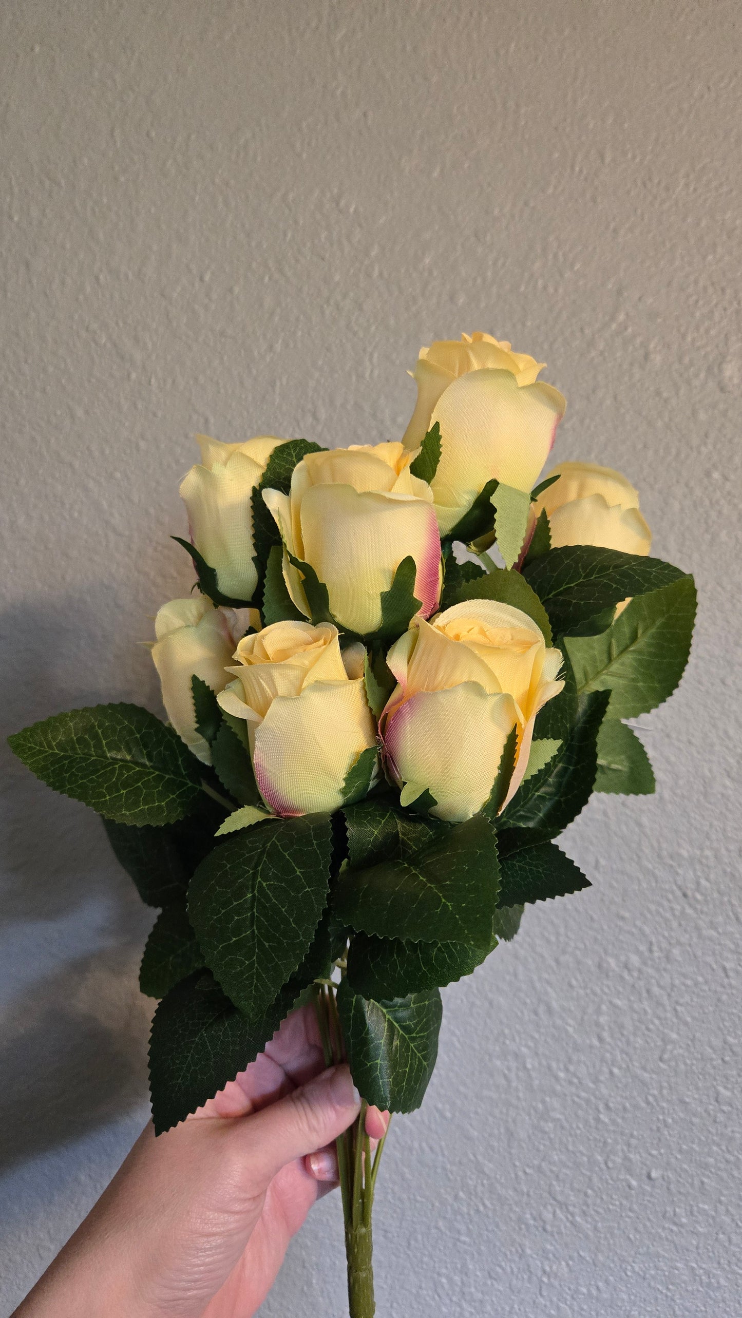 Artificial Closed Rose Bud Bush