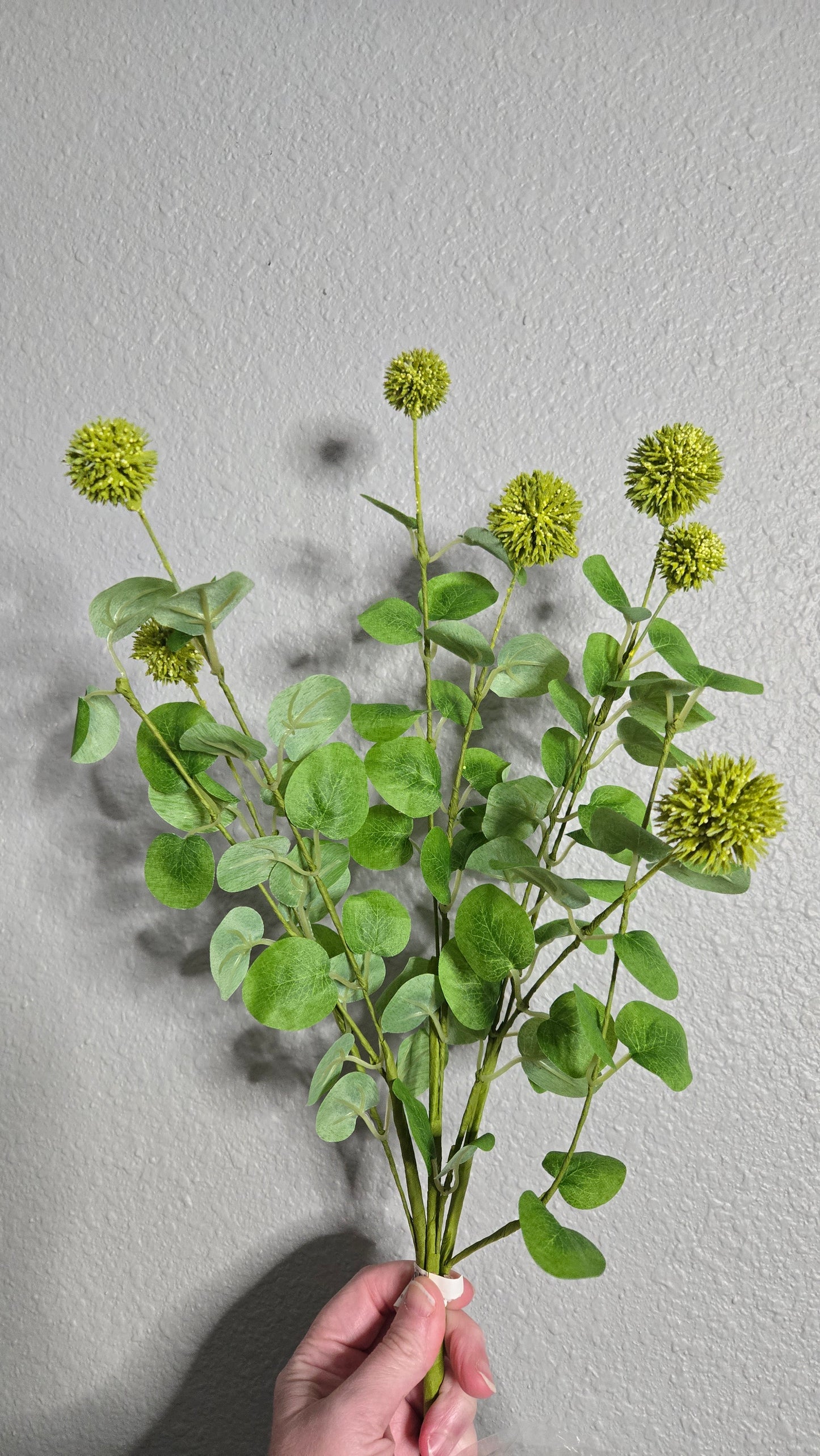 21.5" Pom-Pon Bush, Artificial Greenery