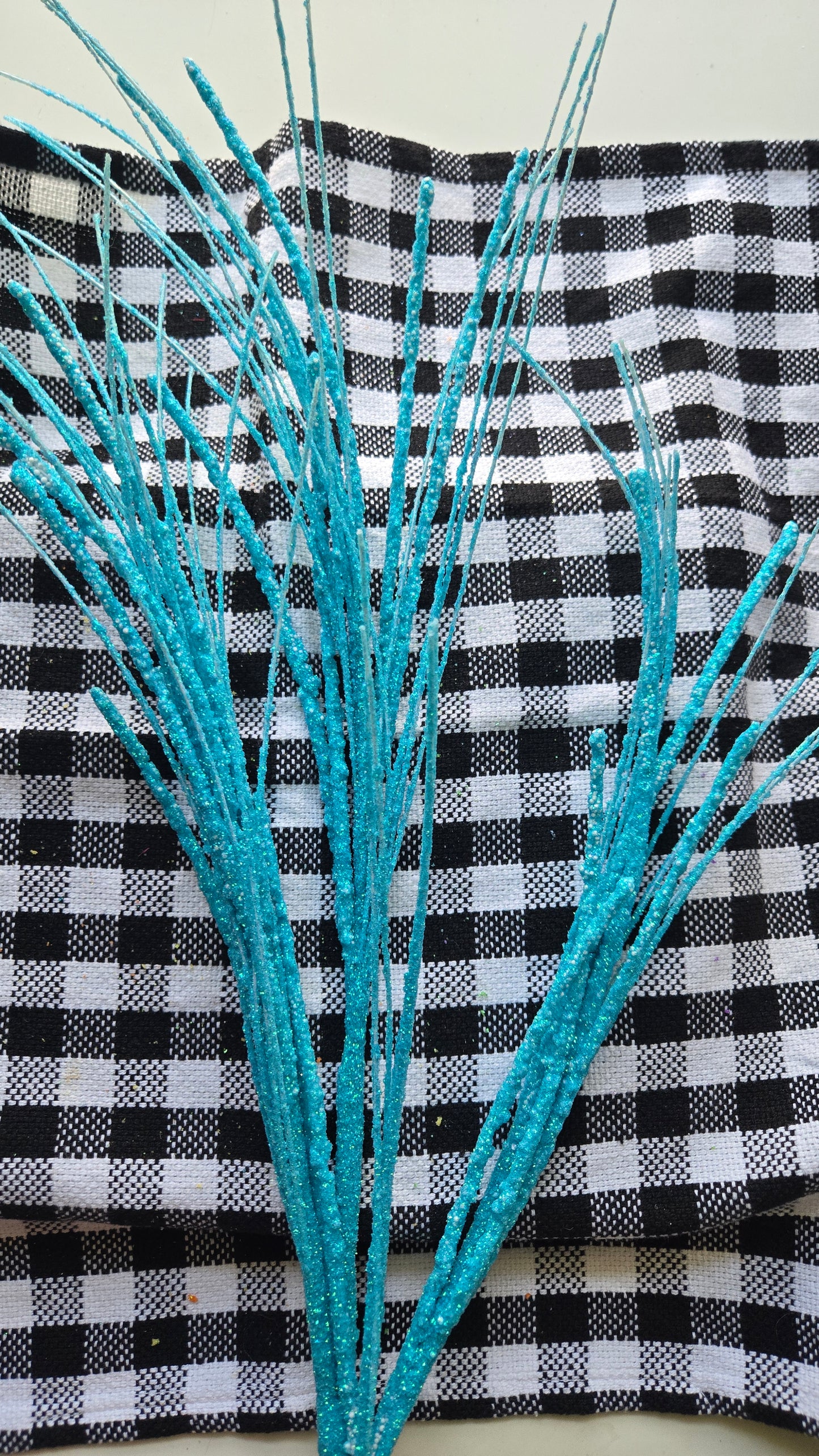 Glitter Twig Spray