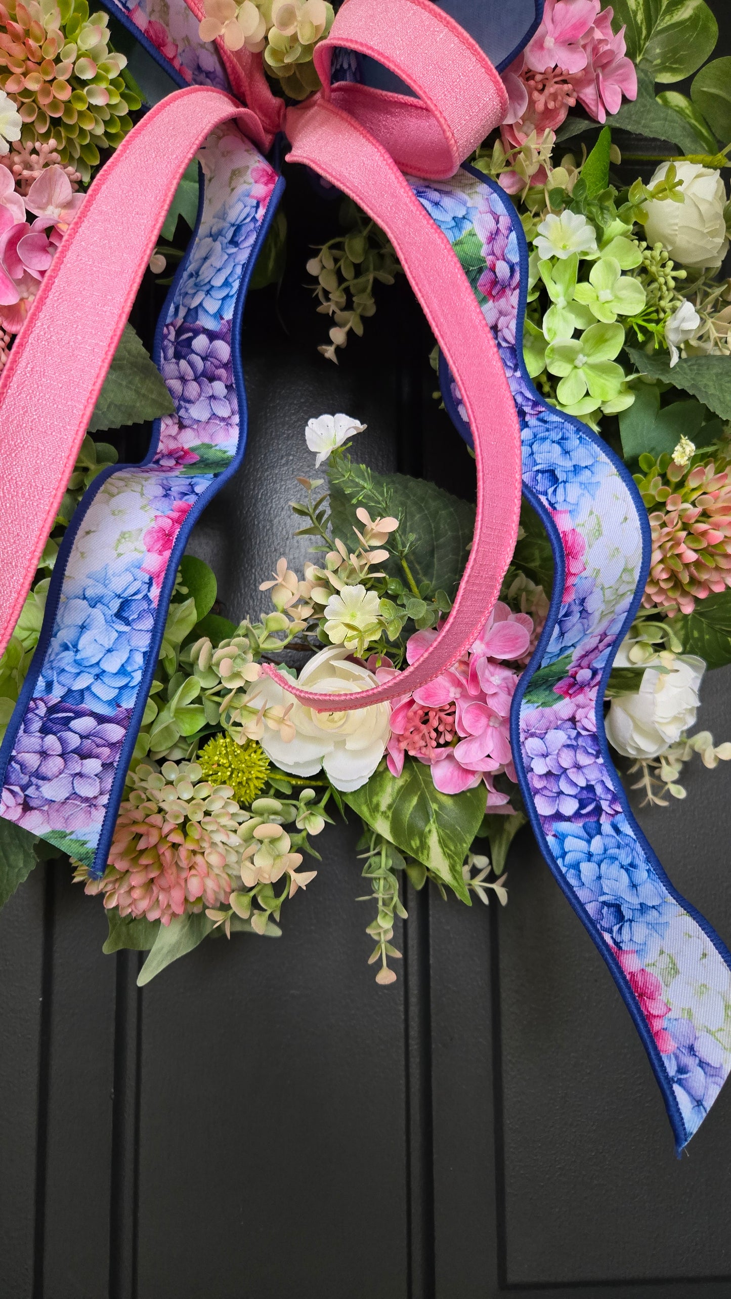 Spring Hydrangea Wreath