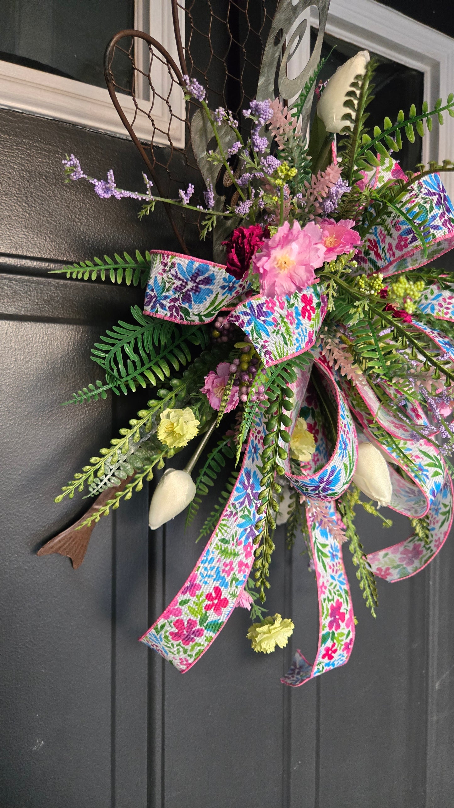 Garden Dragonfly Floral Hanger