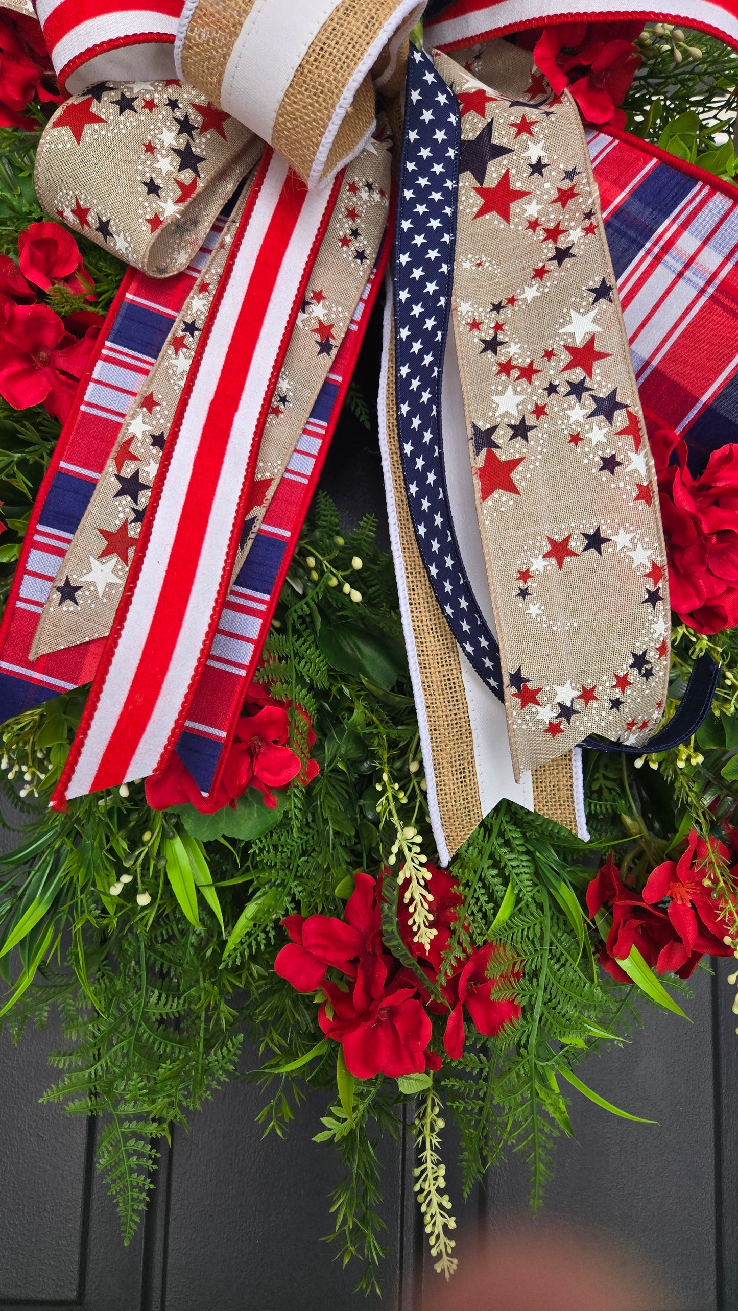 Patriotic Everyday Greenery Wreath