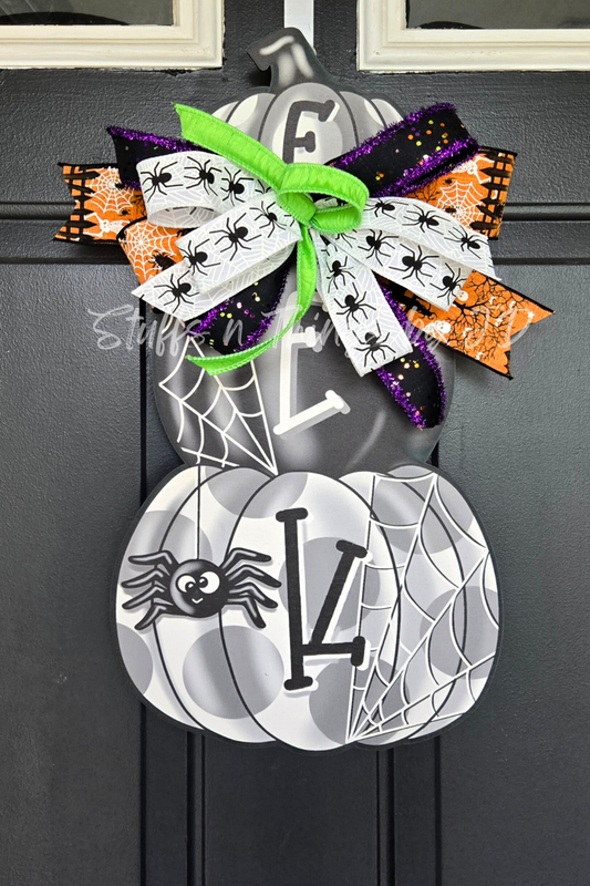 Wood Sign - Halloween EEK Front Door Decor