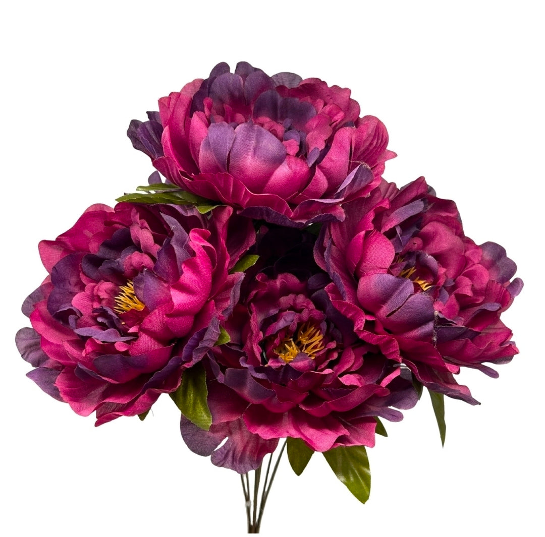 18" Purple Peony Bush