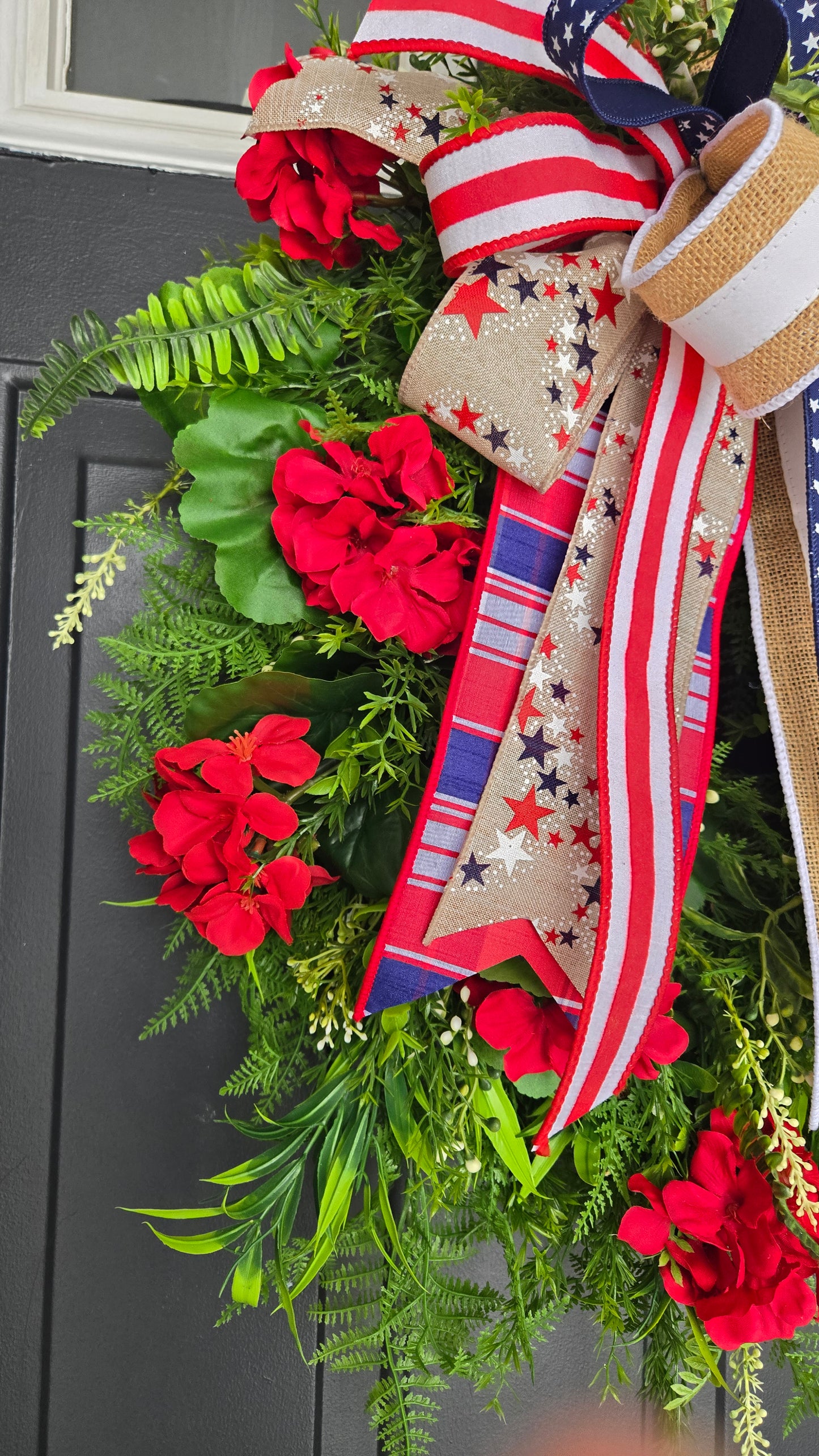 Patriotic Everyday Greenery Wreath