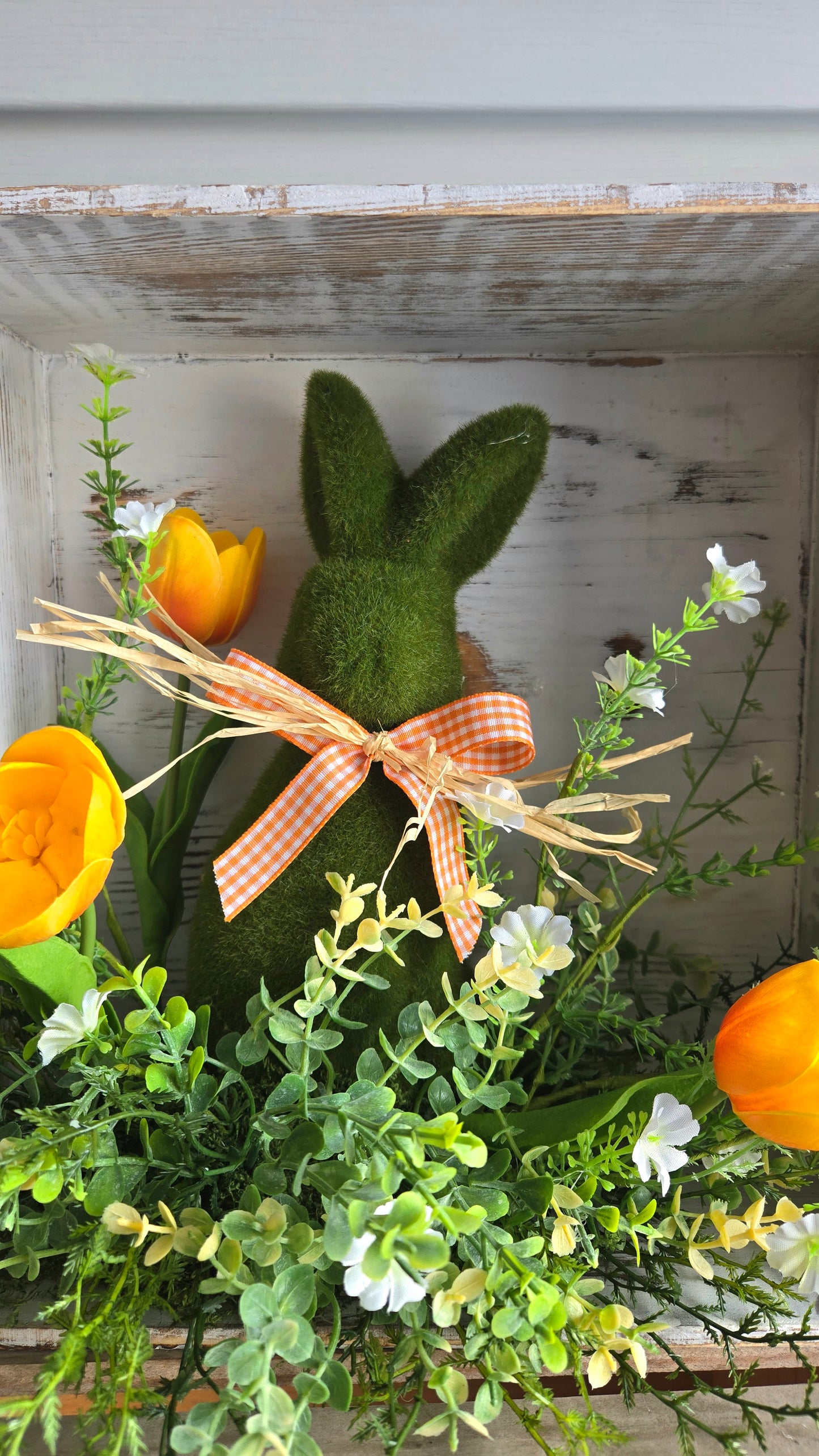 Sweet Meadow Bunny Box Set – Rustic Spring Mantle Duo
