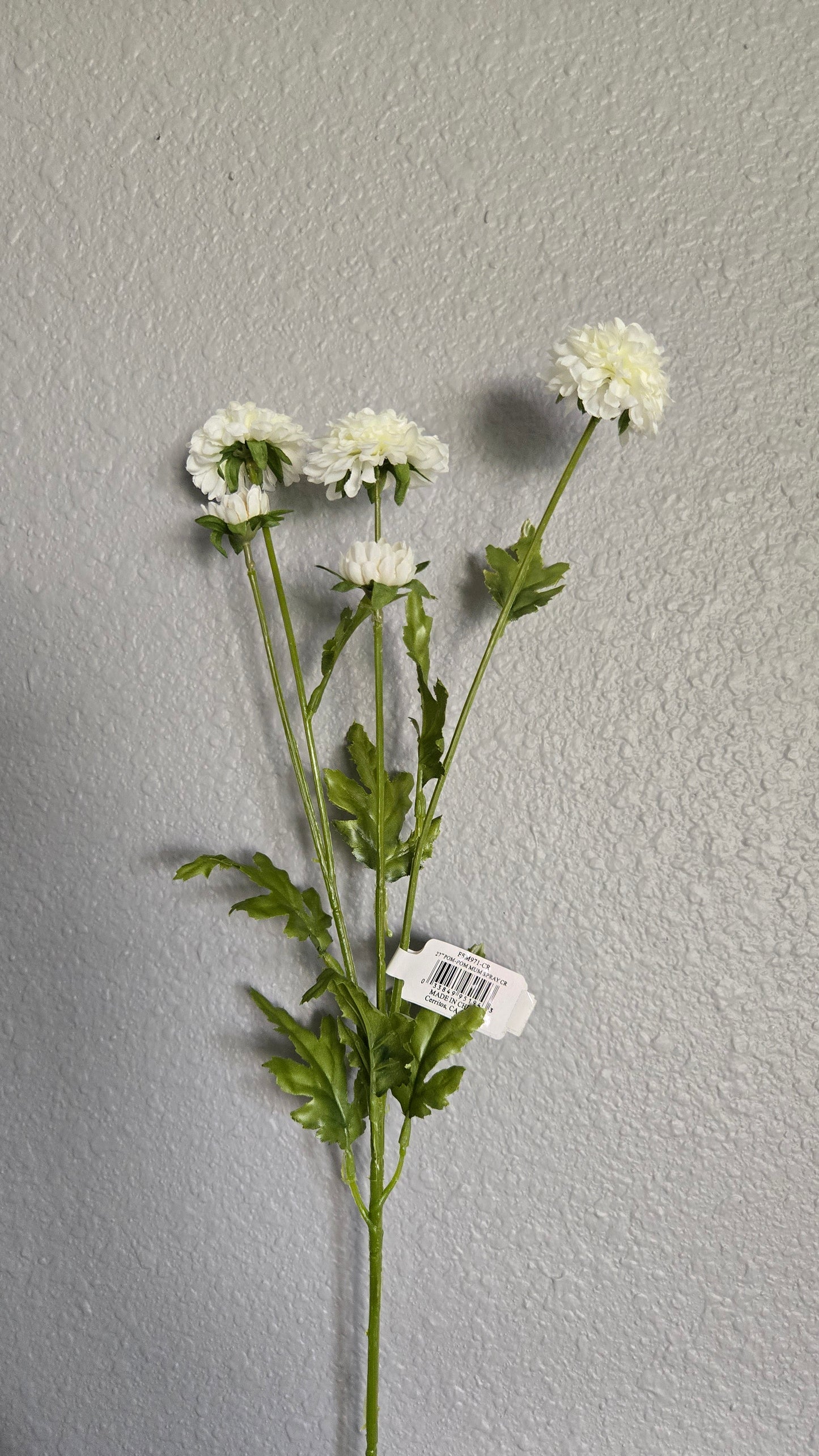 27" Pompon Mum Spray - Multiple Colors