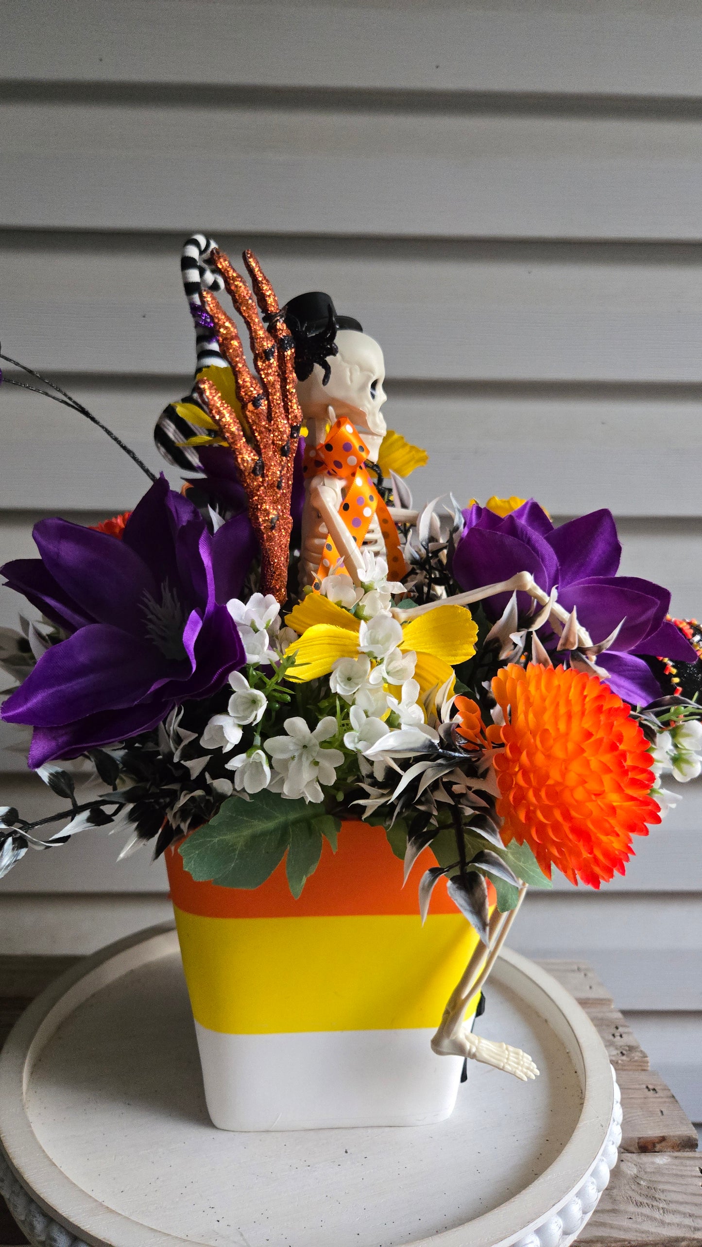 Trick or Treat Halloween Centerpiece Collection | Whimsical Halloween Floral Arrangement | 3 Designs