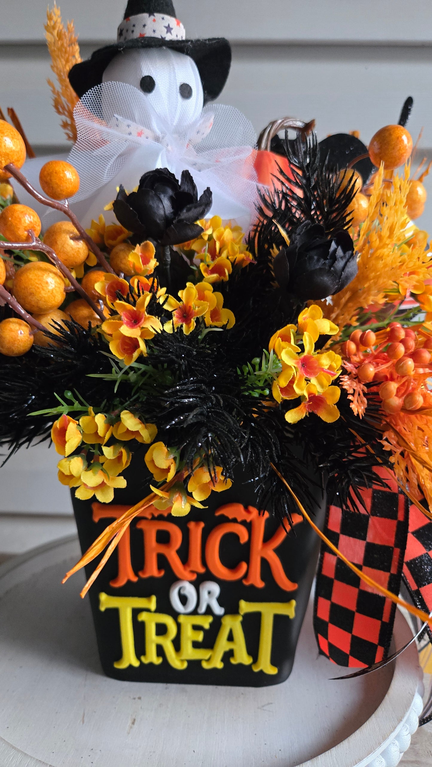 Trick or Treat Halloween Centerpiece Collection | Whimsical Halloween Floral Arrangement | 3 Designs