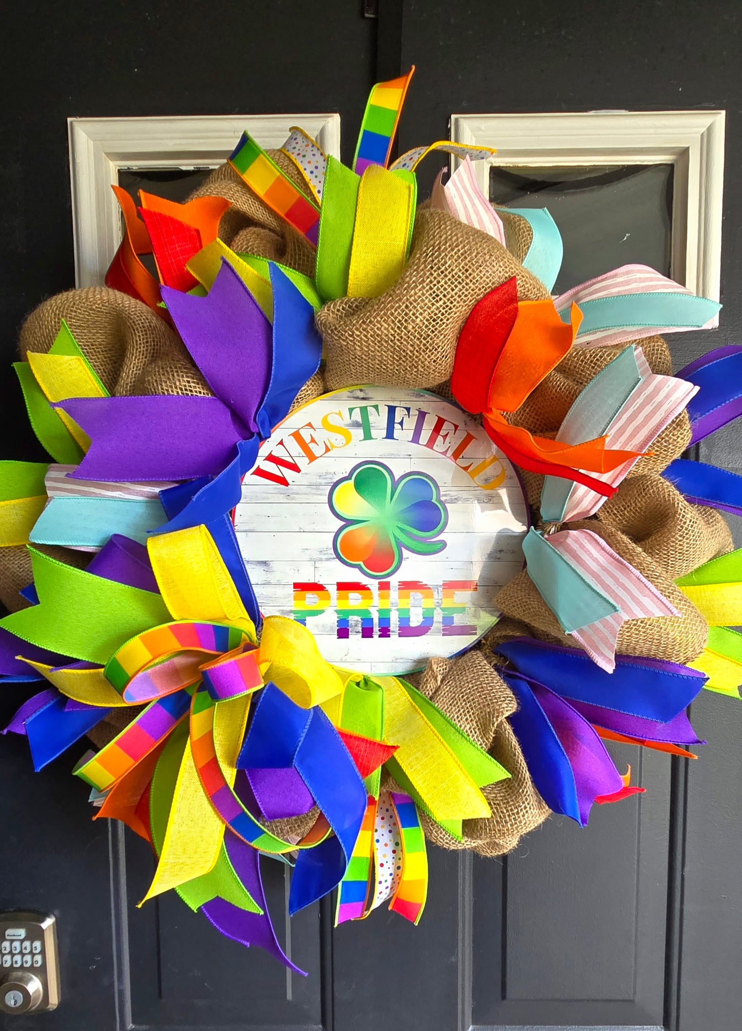 Pride Wreath - Rainbow LGBTQIA+ Door Wreath