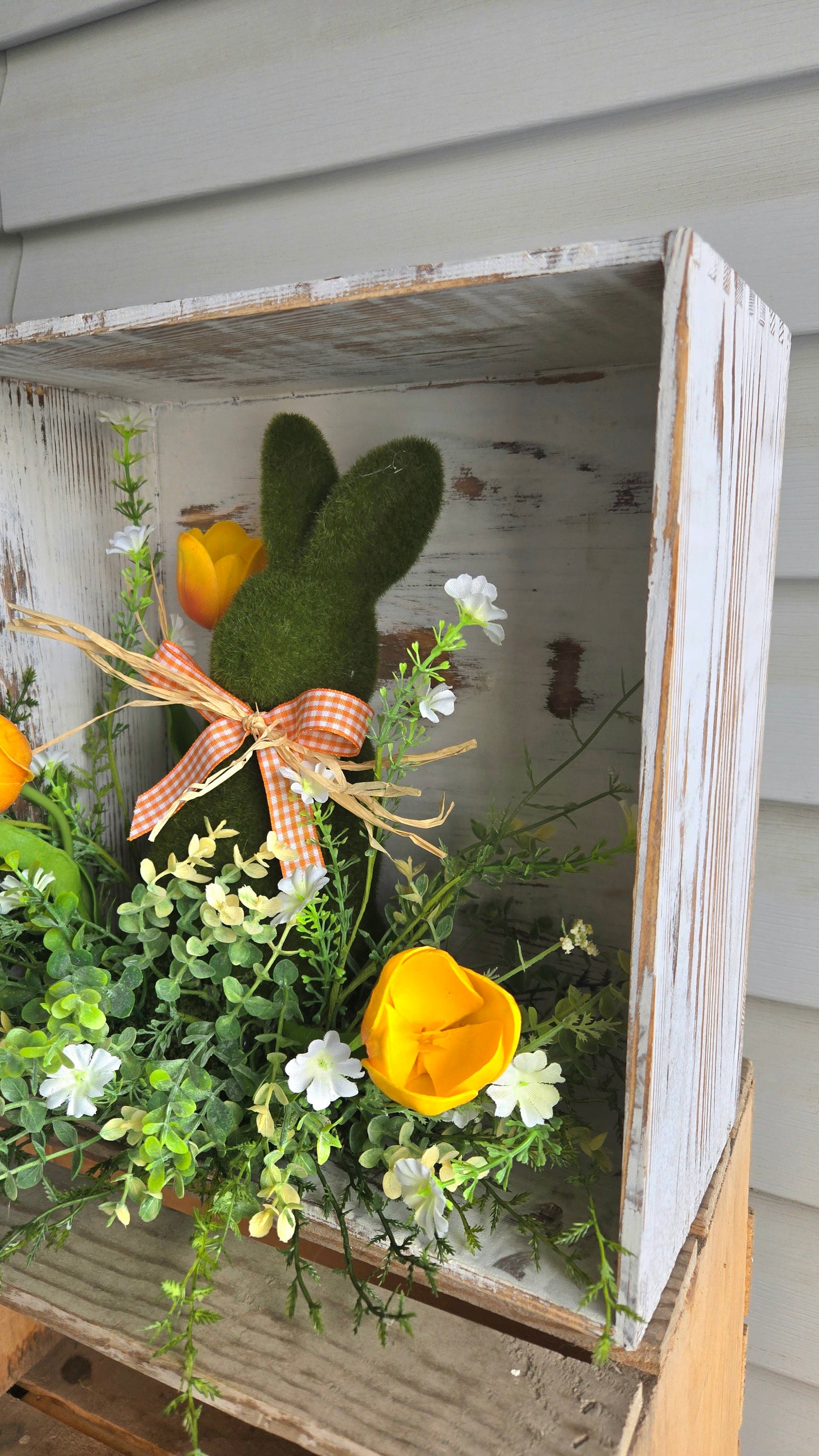 Sweet Meadow Bunny Box Set – Rustic Spring Mantle Duo