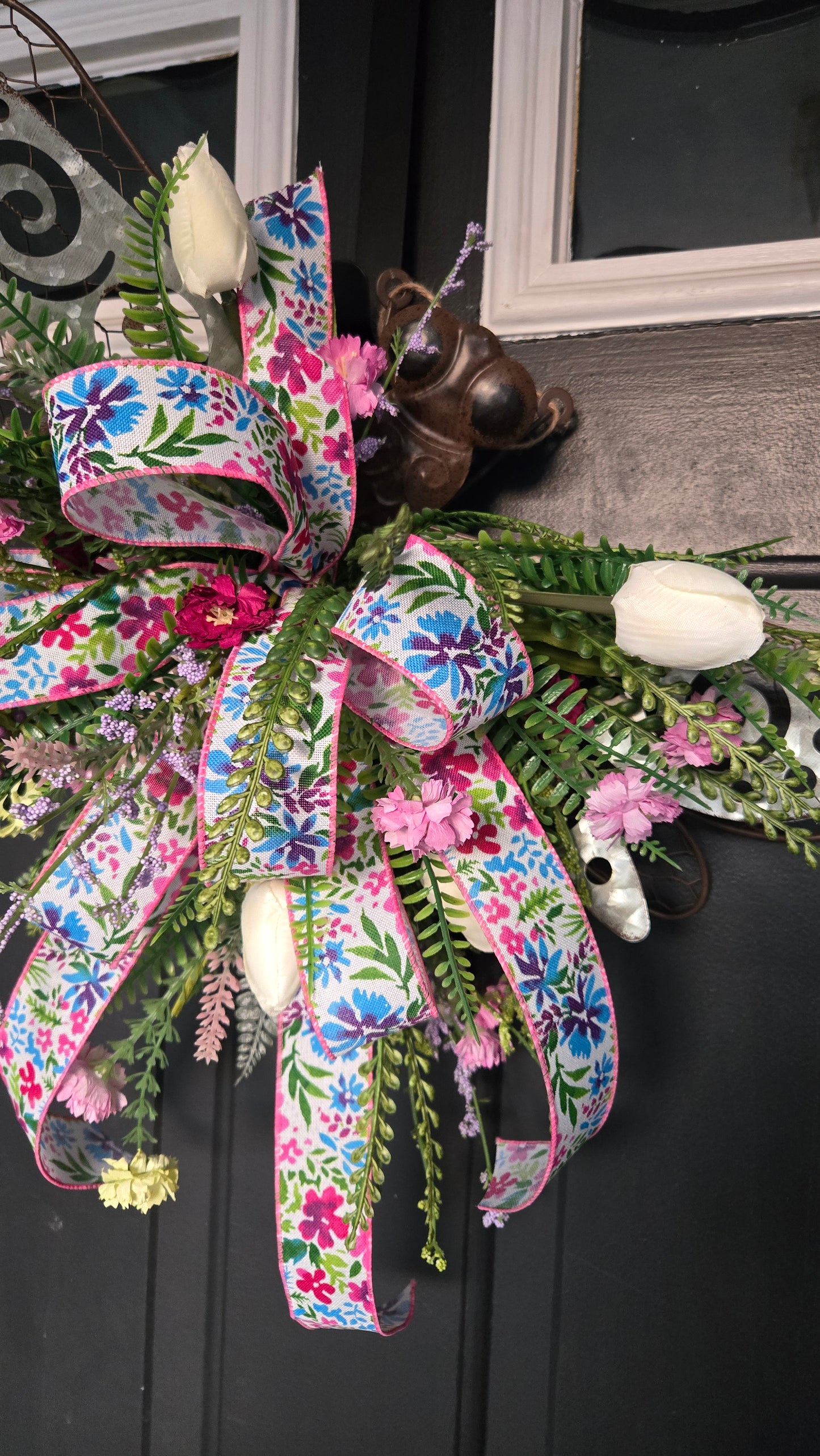 Garden Dragonfly Floral Hanger
