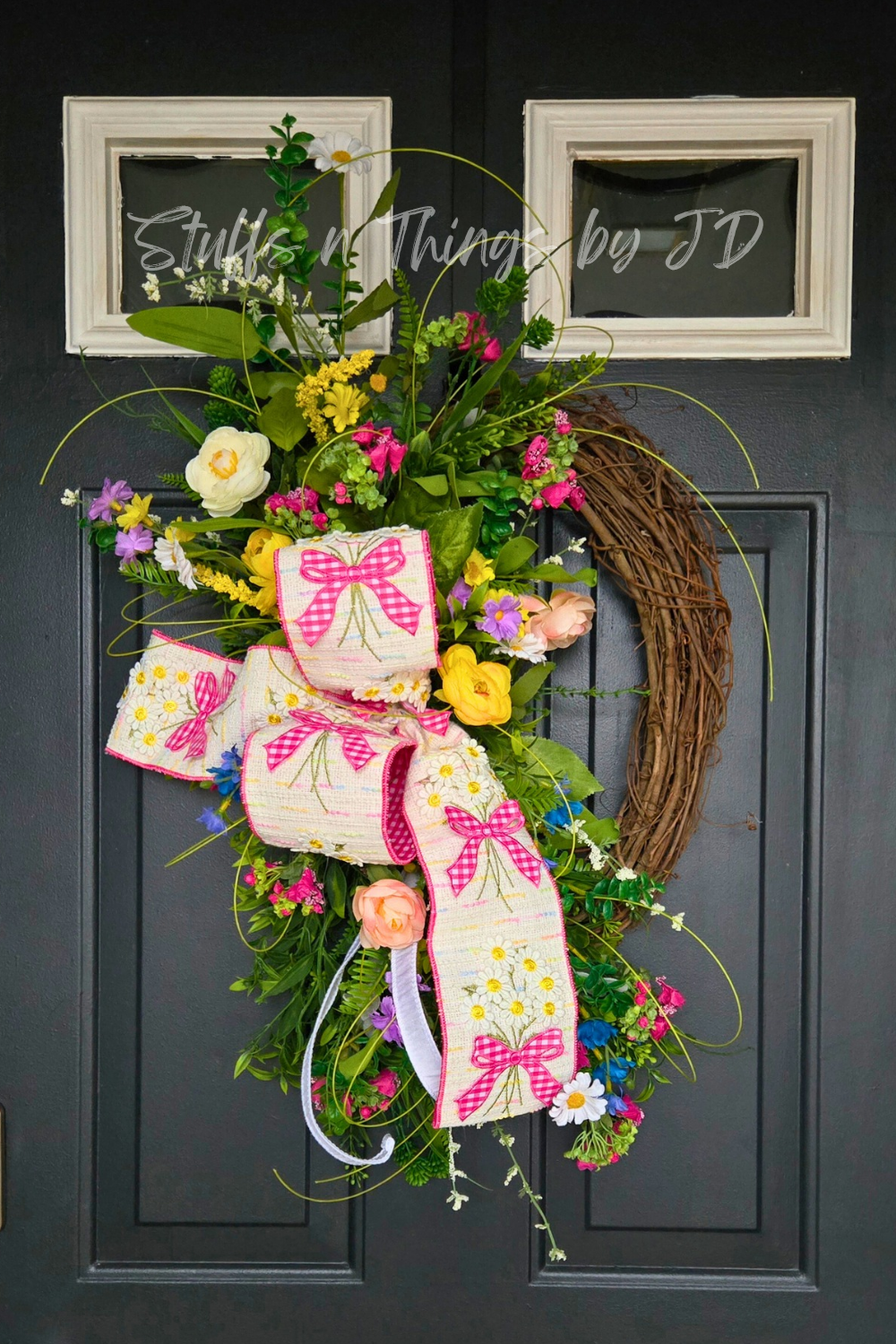 Spring Wildflower Wreath