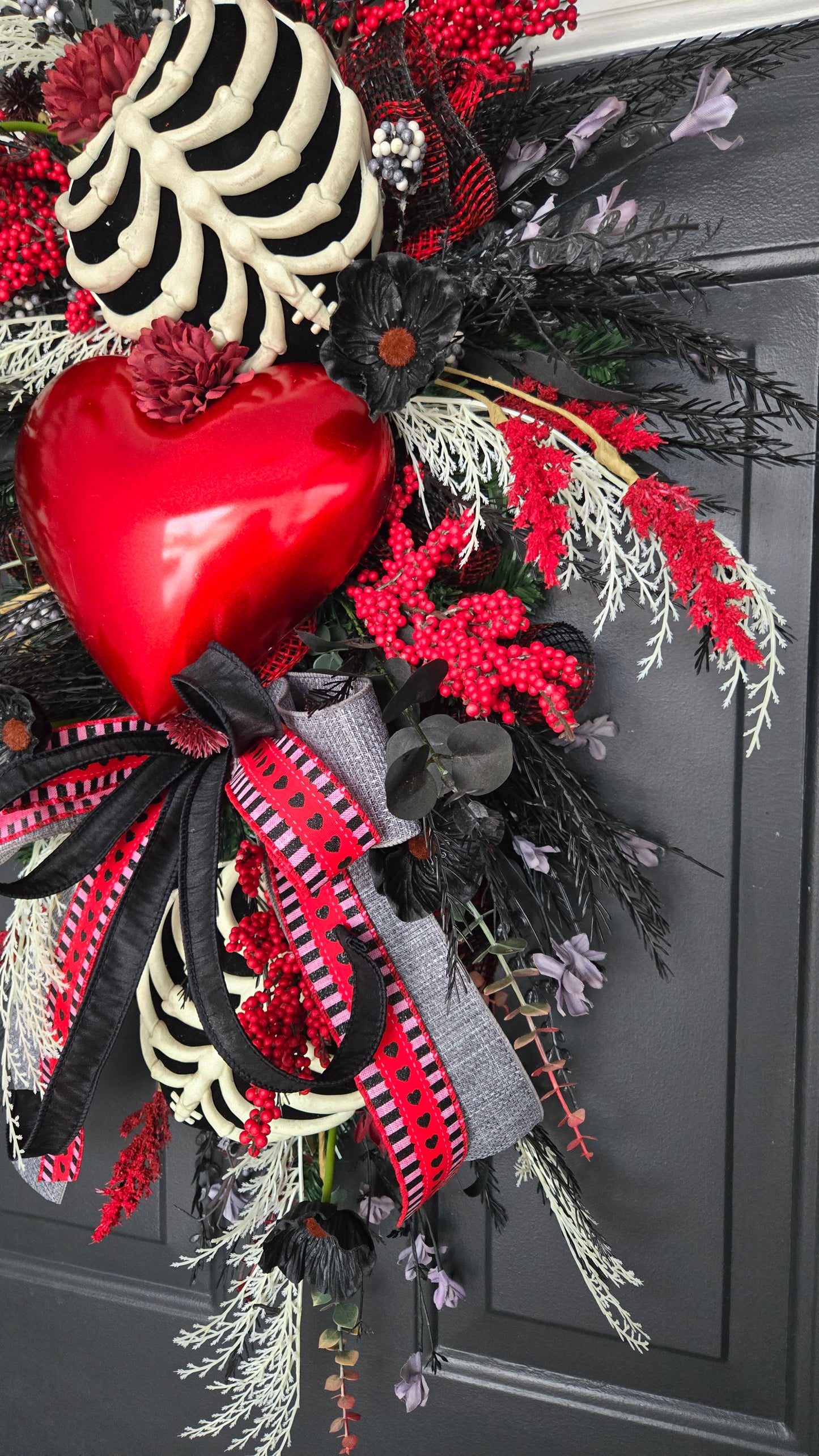 What It Took – Dark Heart Door Swag | Moody Statement Decor | Limited Concept Art Piece