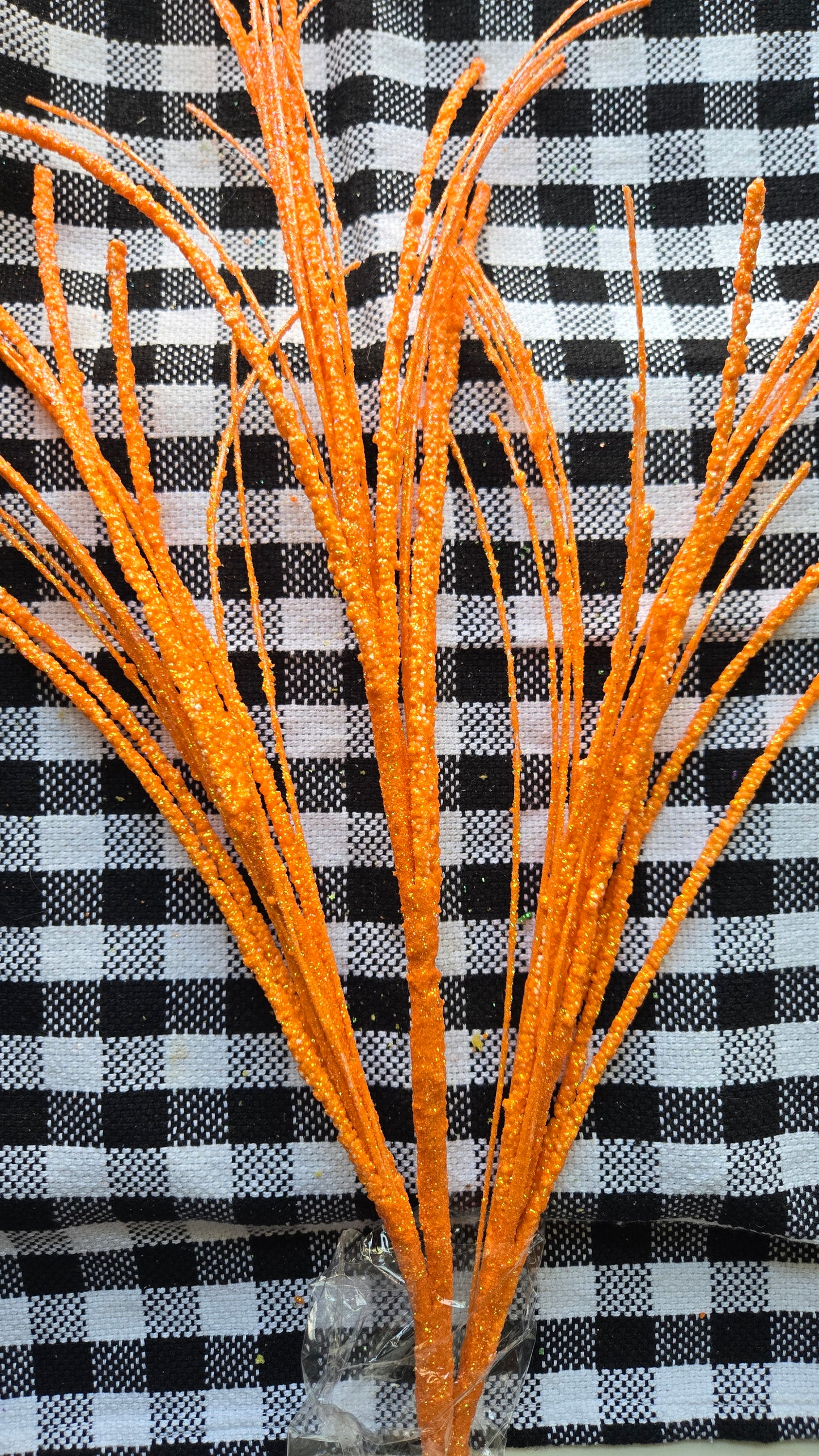 Glitter Twig Spray