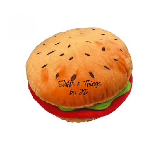 Hamburger - 8" Plush Attachment Wreath Accent