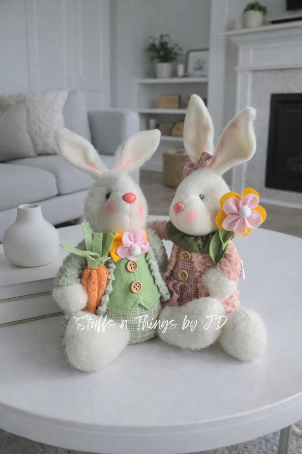 Medium Bunny Decor Set | Spring Easter Bunny