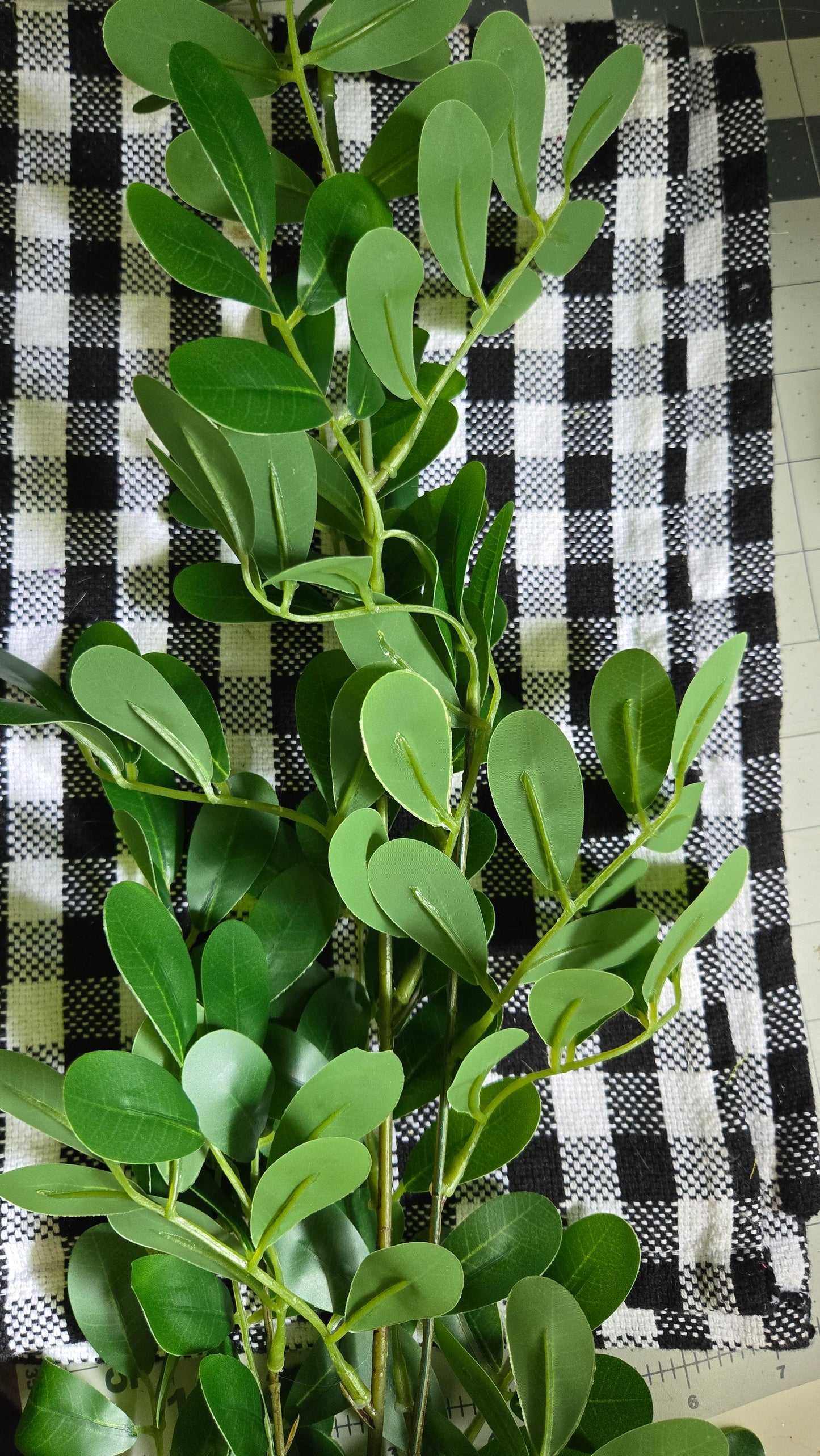 40" True Indigo Leaf Spray - Faux Greenery