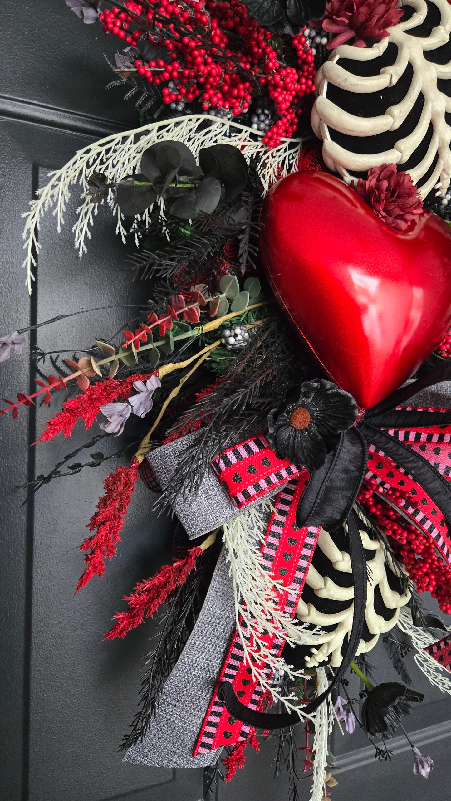 What It Took – Dark Heart Door Swag | Moody Statement Decor | Limited Concept Art Piece