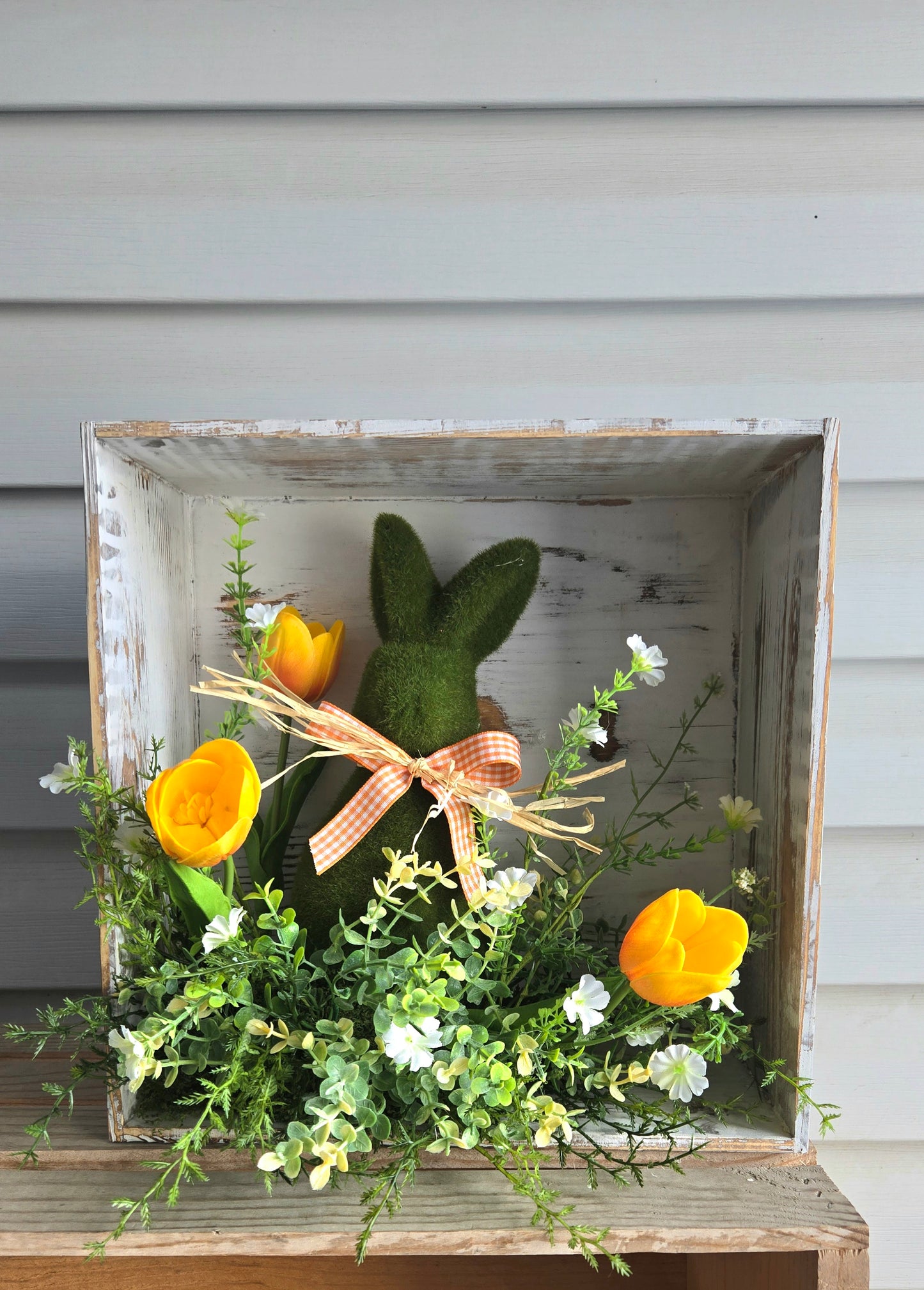 Sweet Meadow Bunny Box Set – Rustic Spring Mantle Duo