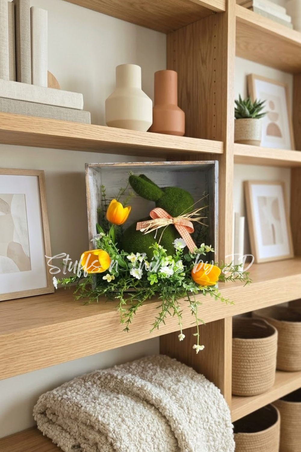 Sweet Meadow Bunny Box Set – Rustic Spring Mantle Duo