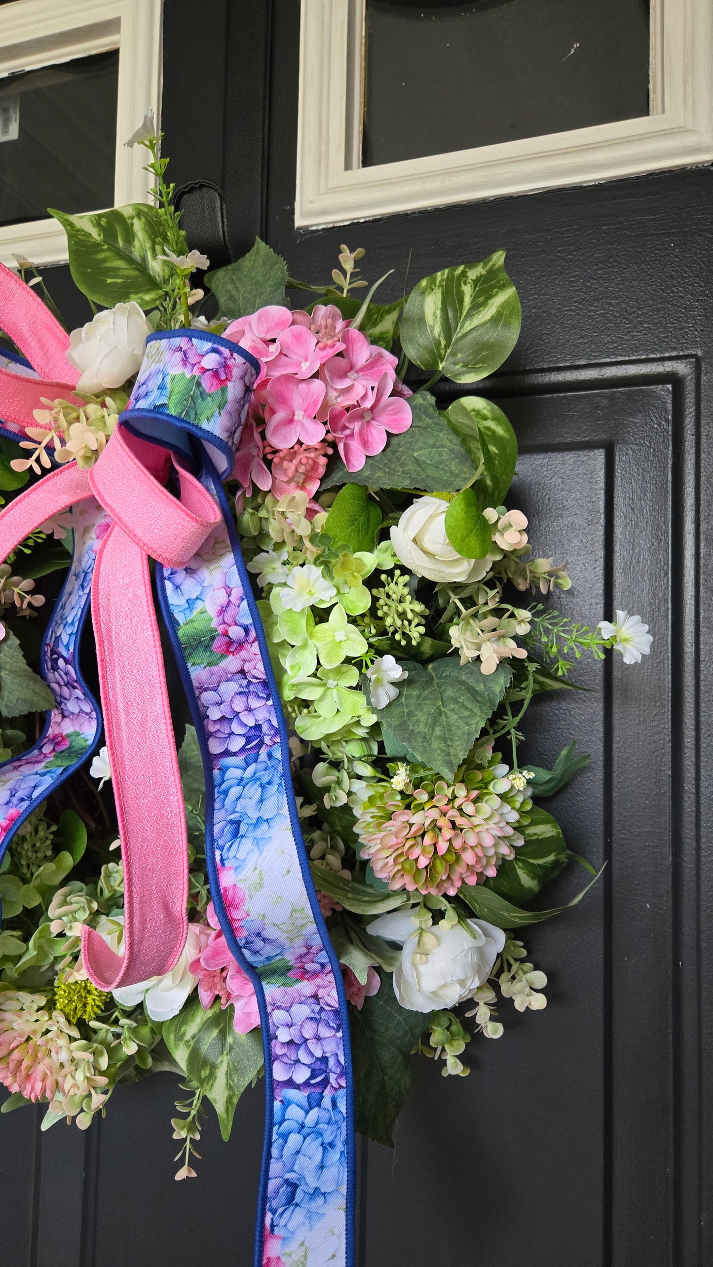 Spring Hydrangea Wreath