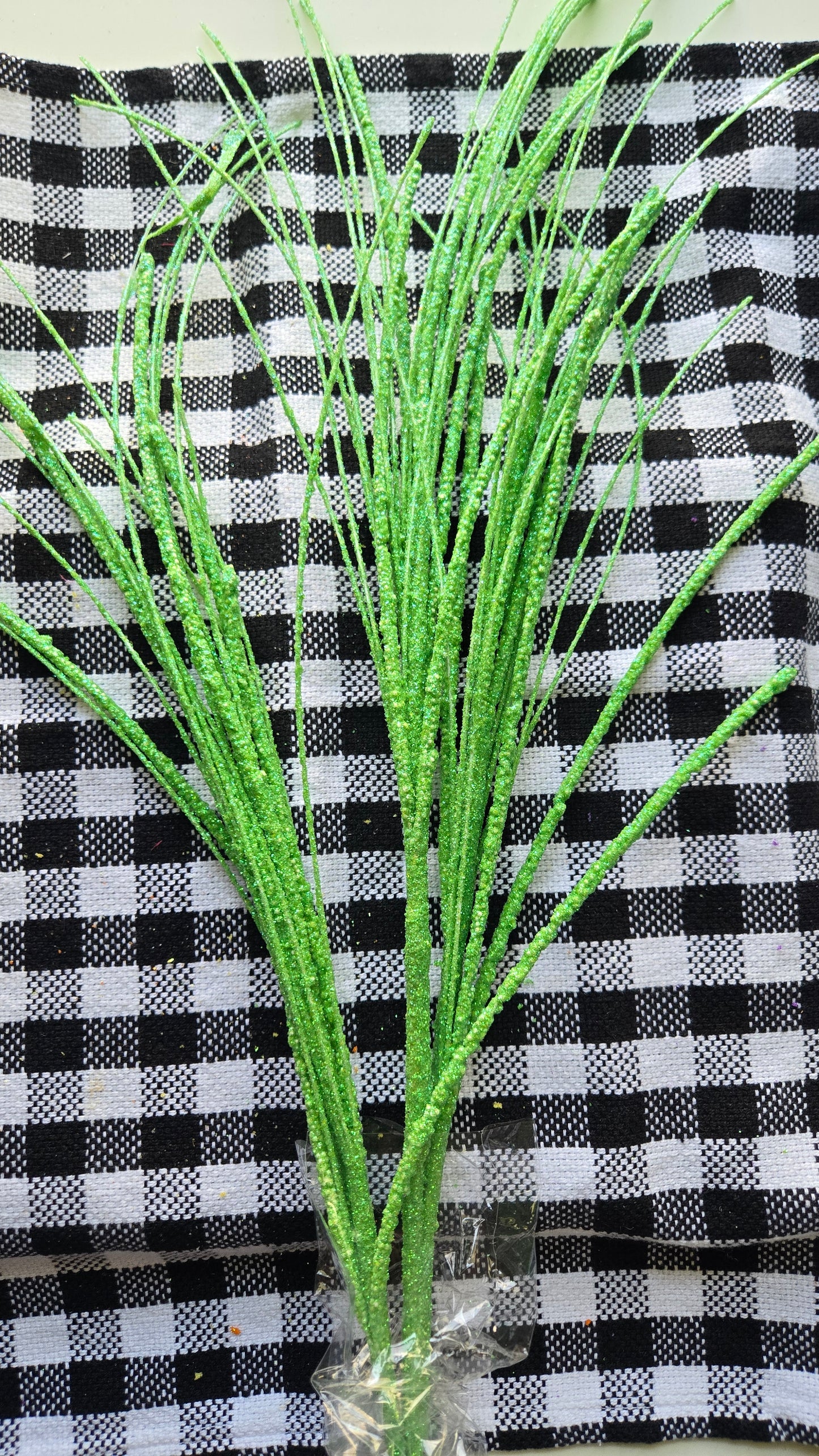 Glitter Twig Spray