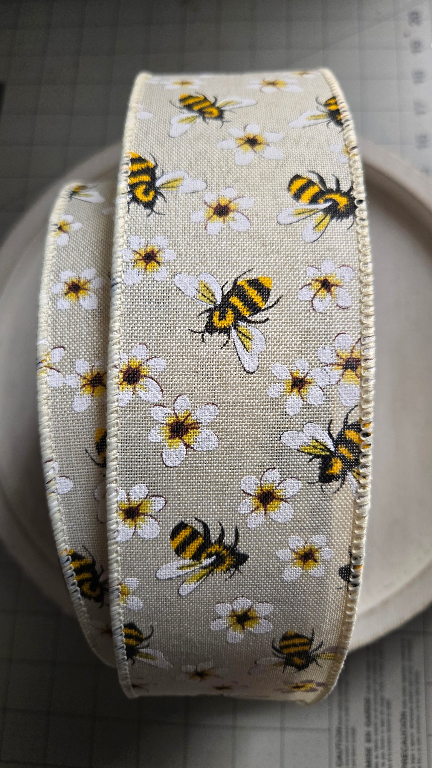 50 yard 2.5 inch Wired Spring Summer Ribbon - Multiple Options