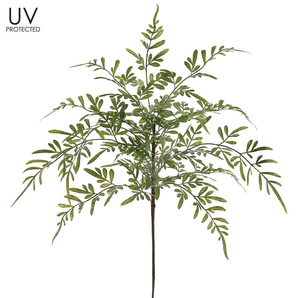 18" UV Protected Rue Leaf Spray - Faux Greenery
